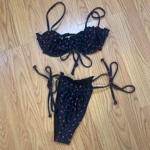 Lolli brand floral 2 piece bikini